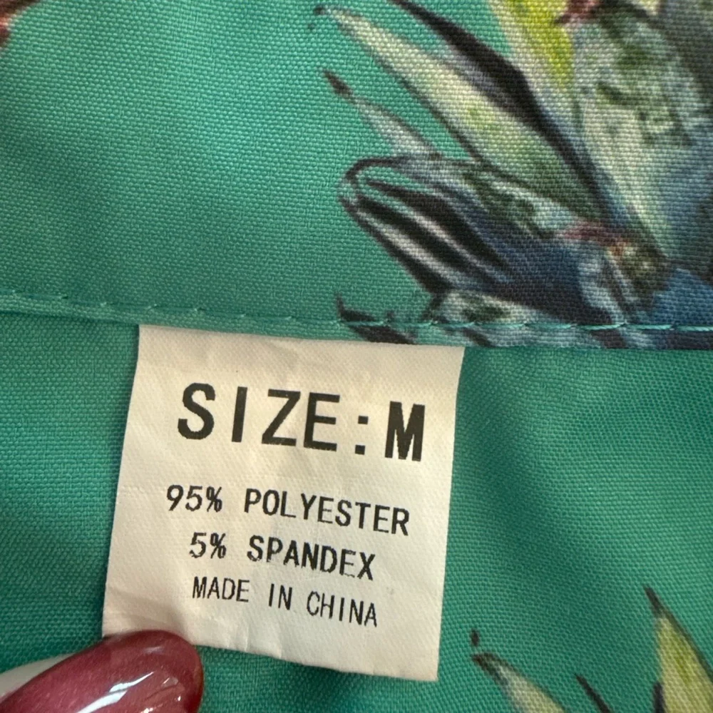 Youth Medium Button Up Pineapple Shirt